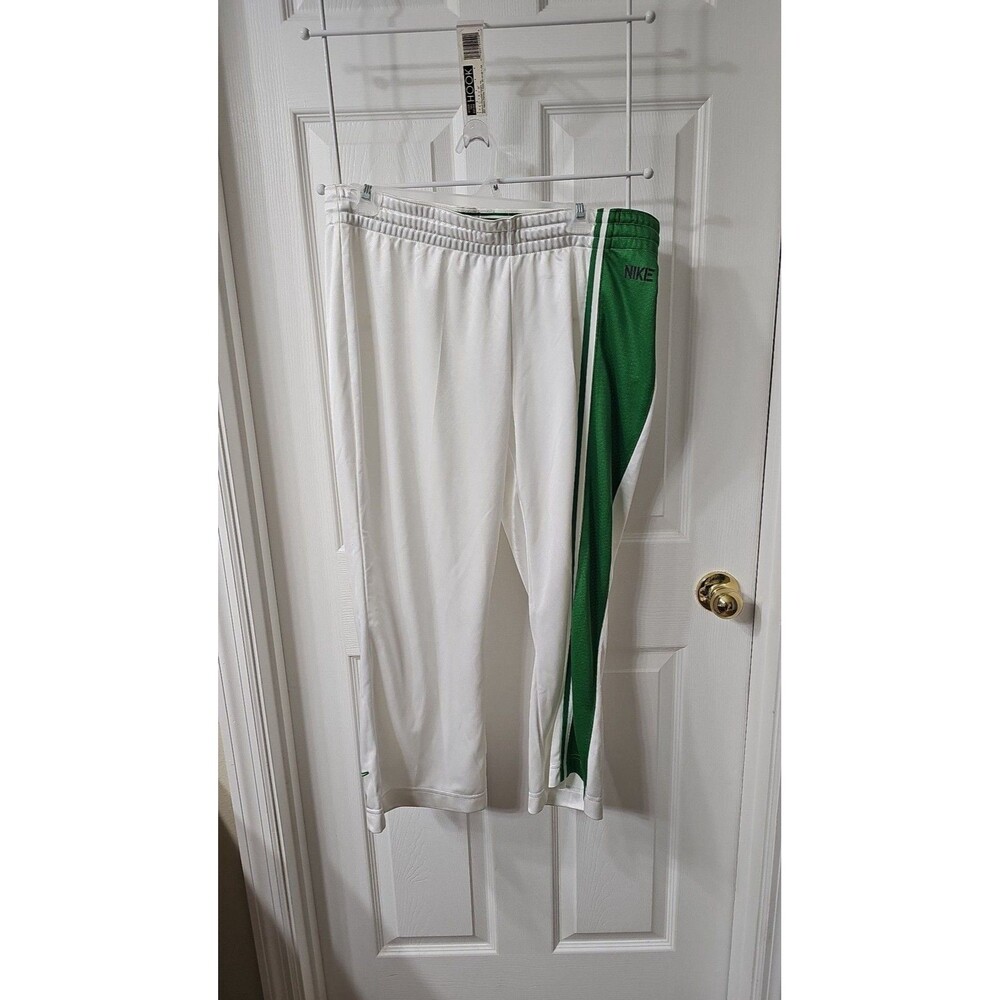 Vintage Nike Y2K Celtics Green Mesh Panel Basketball Pants Size Large